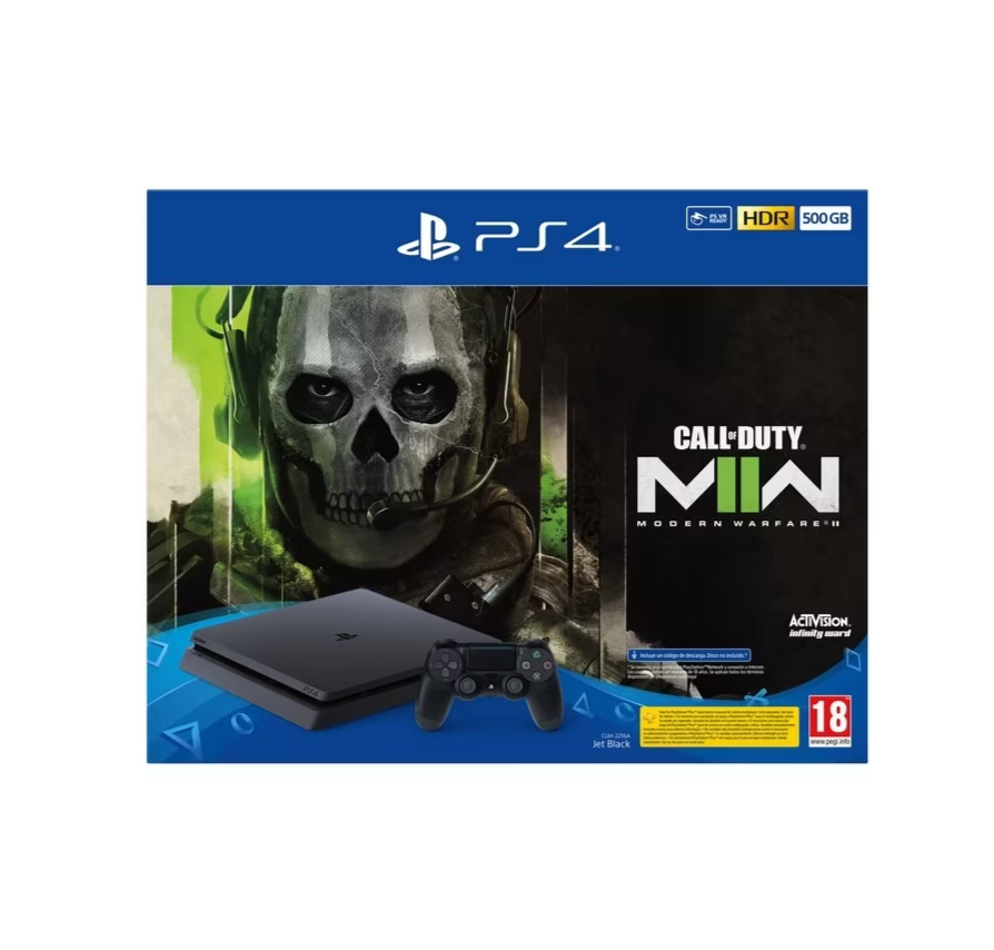 Consola Sony Playstation 4 PS4 Slim 500GB + Call of Duty Modern Warfare II (Voucher) ( Imagem 3 de 3 ) - Preview