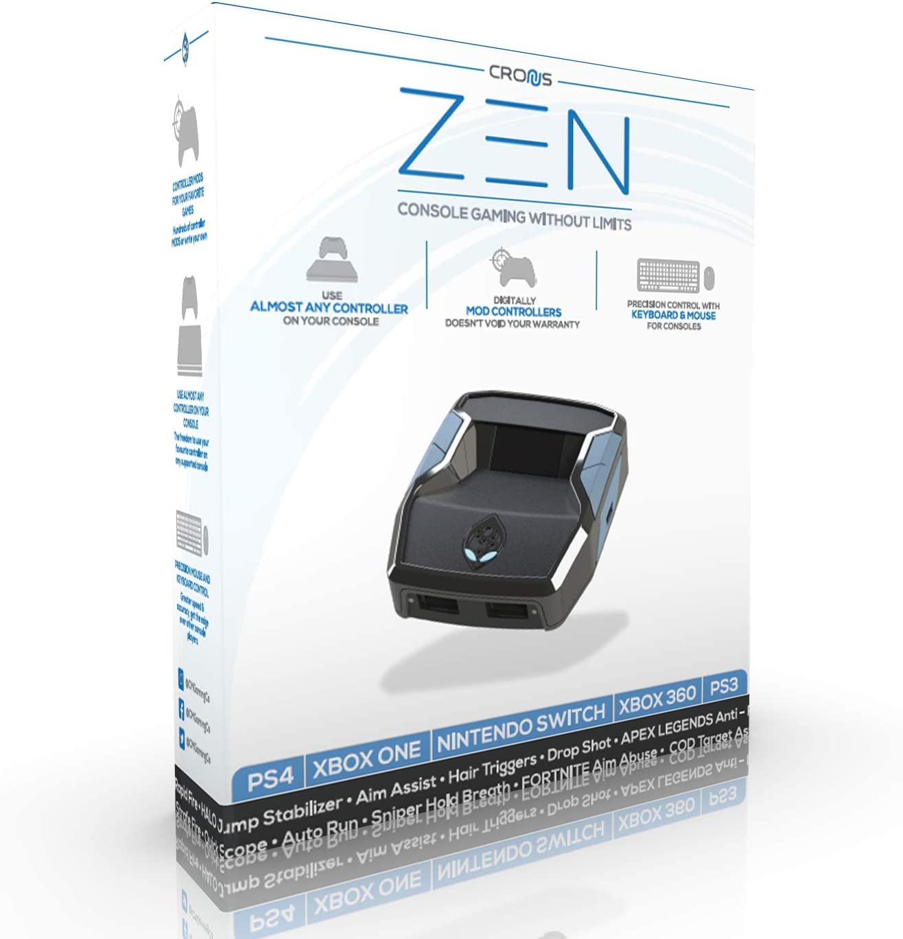 Emulador Comando Cronus Zen Mod Pack para PS3, PS4, PS5 Switch, Xbox, PC ( Imagem 2 de 3 ) - Preview