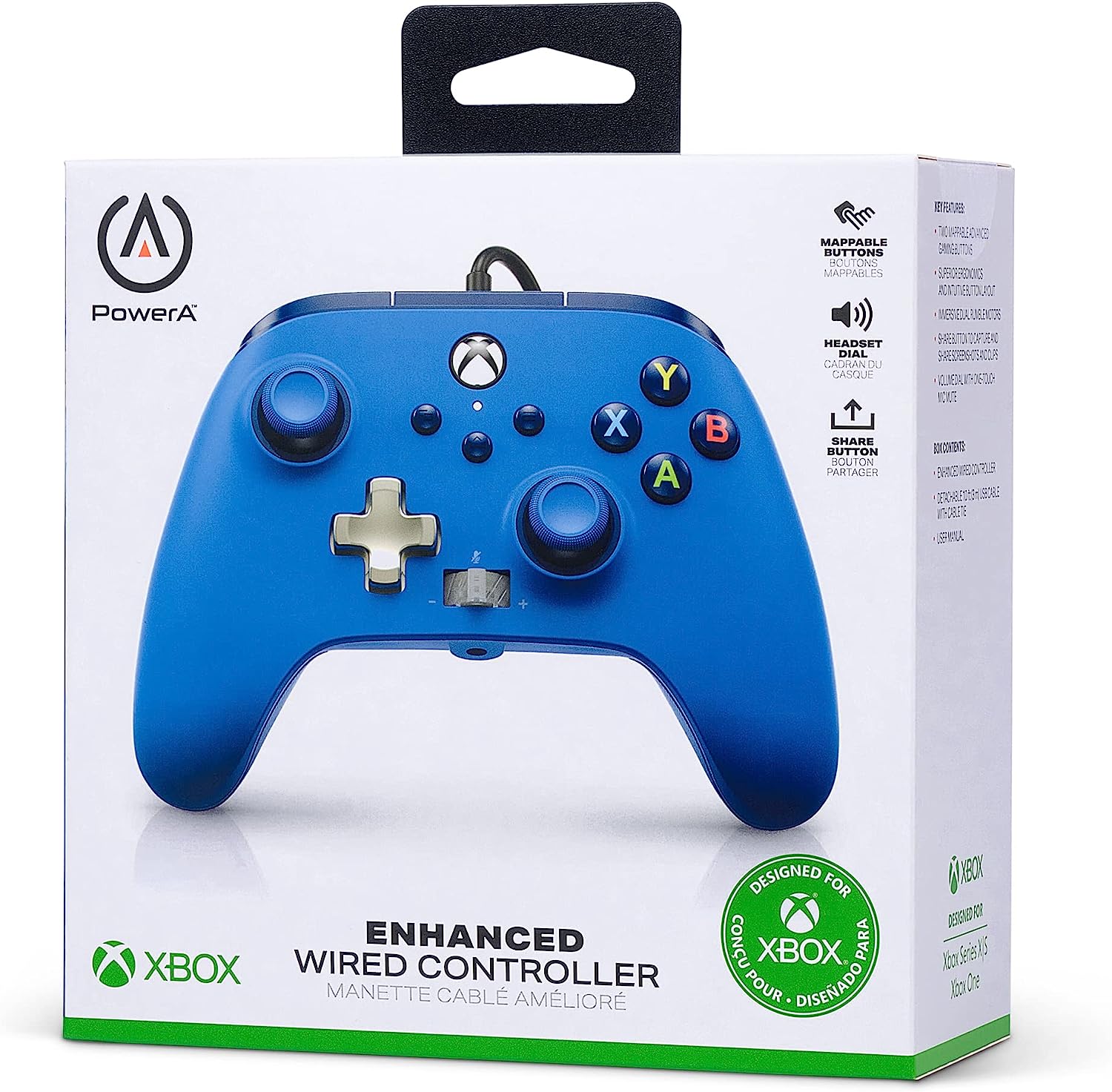 PowerA Bold Colors Blue Xbox One, Xbox Series X/S & PC Controller ( Imagem 2 de 3 ) - Preview