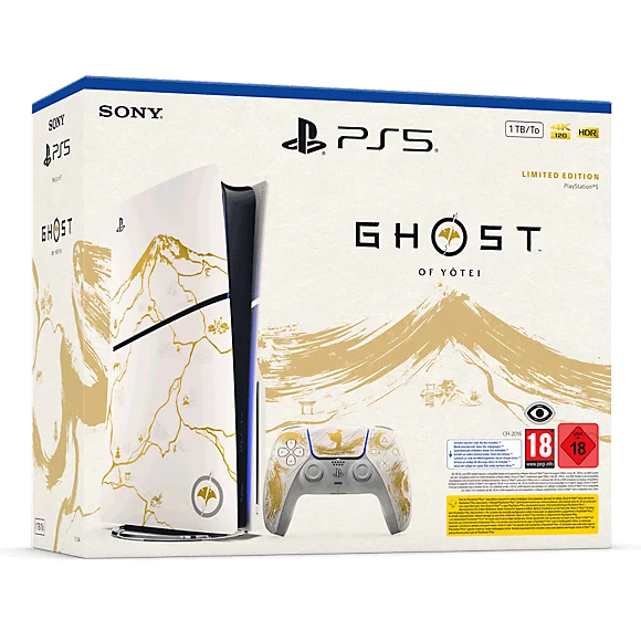 Consola Playstation 5 Slim Ed. Limitada Ghost of Yotei ( Imagem 3 de 5 ) - Preview