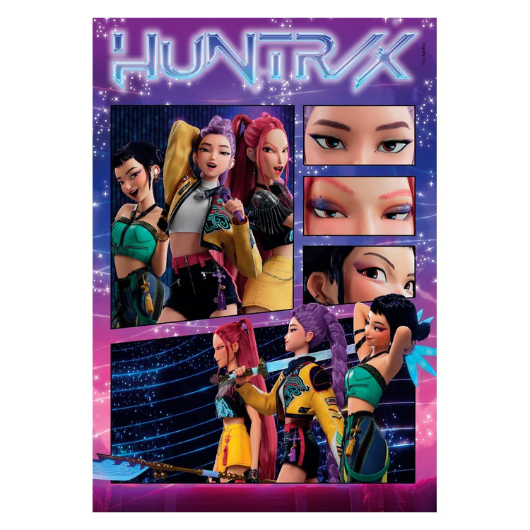 Puzzle Clementoni 1000 Peças K-Pop Demon Hunters Huntrix 37125 ( Imagem 2 de 3 ) - Preview