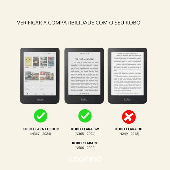 Capa COOLAND LIMONCELLA para Kobo Clara Colour/BW/2E ( Imagem 3 de 4 ) - Preview