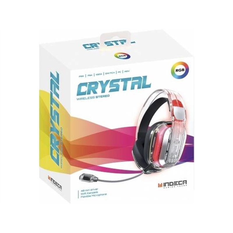 Headset Wireless Indeca - Crystal (Multiplataforma) ( Imagem 2 de 2 ) - Preview