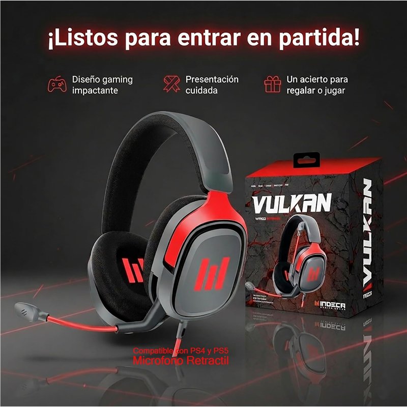 Headset Indeca - Vulkan (Multiplataforma) ( Imagem 2 de 4 ) - Preview