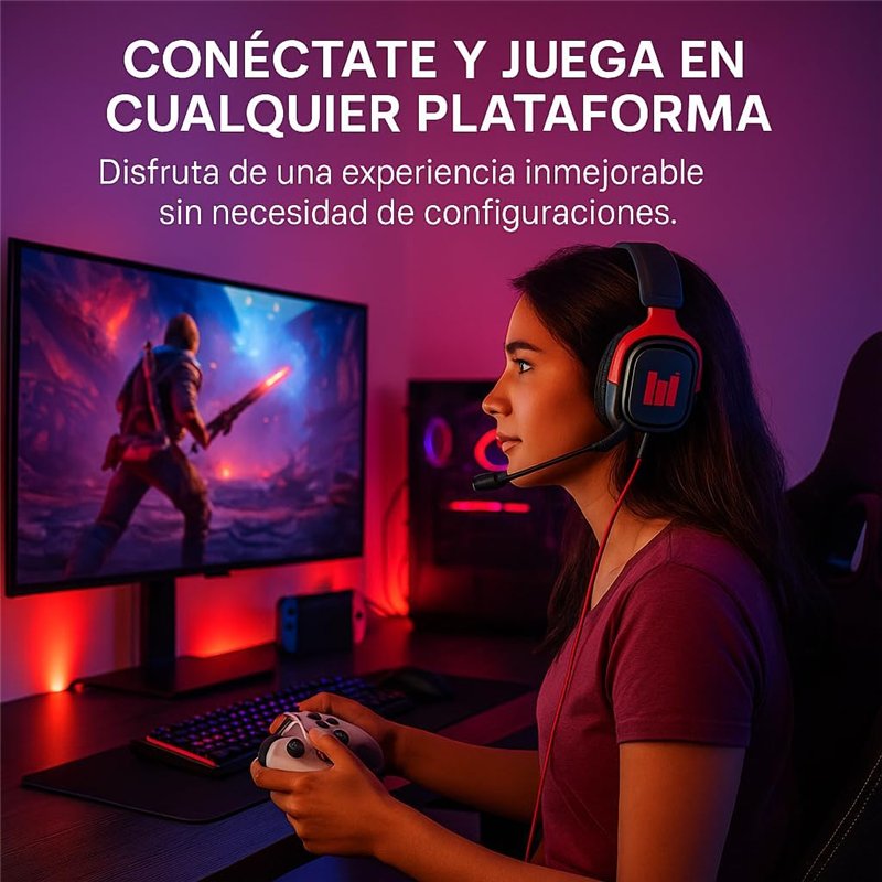 Headset Indeca - Vulkan (Multiplataforma) ( Imagem 4 de 4 ) - Preview