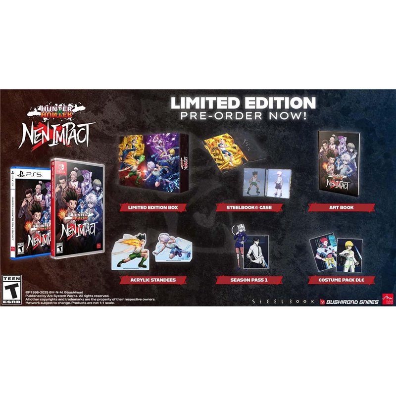 Hunter x Hunter: Nen x Impact - Limited Edition Nintendo Switch ( Imagem 2 de 2 ) - Preview