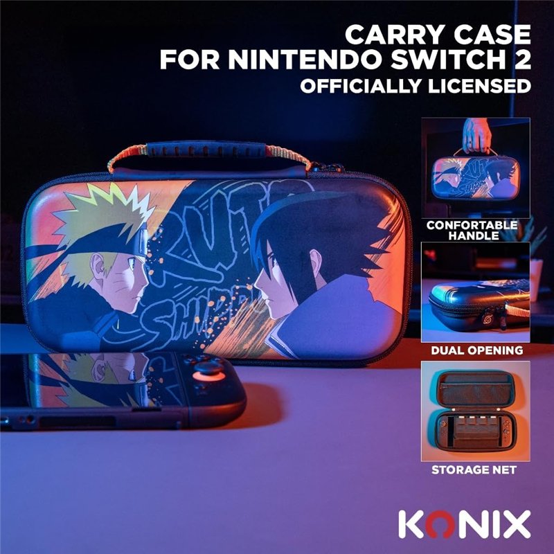 Bolsa de Transporte Nintendo Switch 2 - Naruto Shippuden ( Imagem 2 de 3 ) - Preview