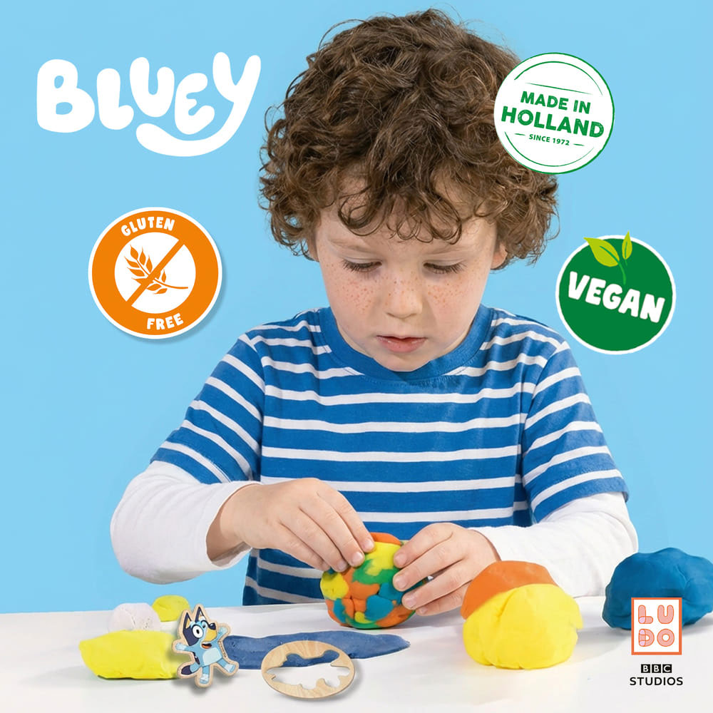 Bluey - Plasticina Ses Creative 90G (4 Un) 14096 ( Imagem 3 de 4 ) - Preview