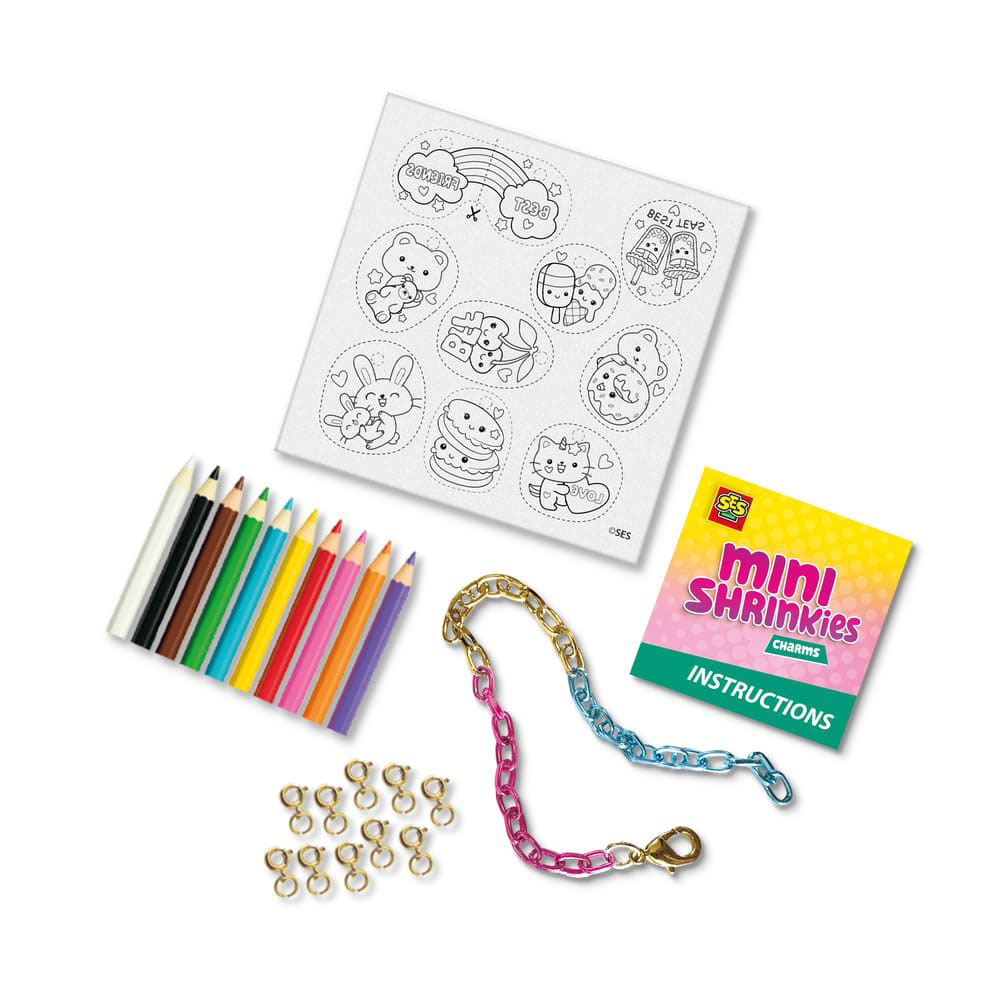Mini Shrinkies - Charms Best Friends Ses Creative Hobby 14174 ( Imagem 2 de 4 ) - Preview