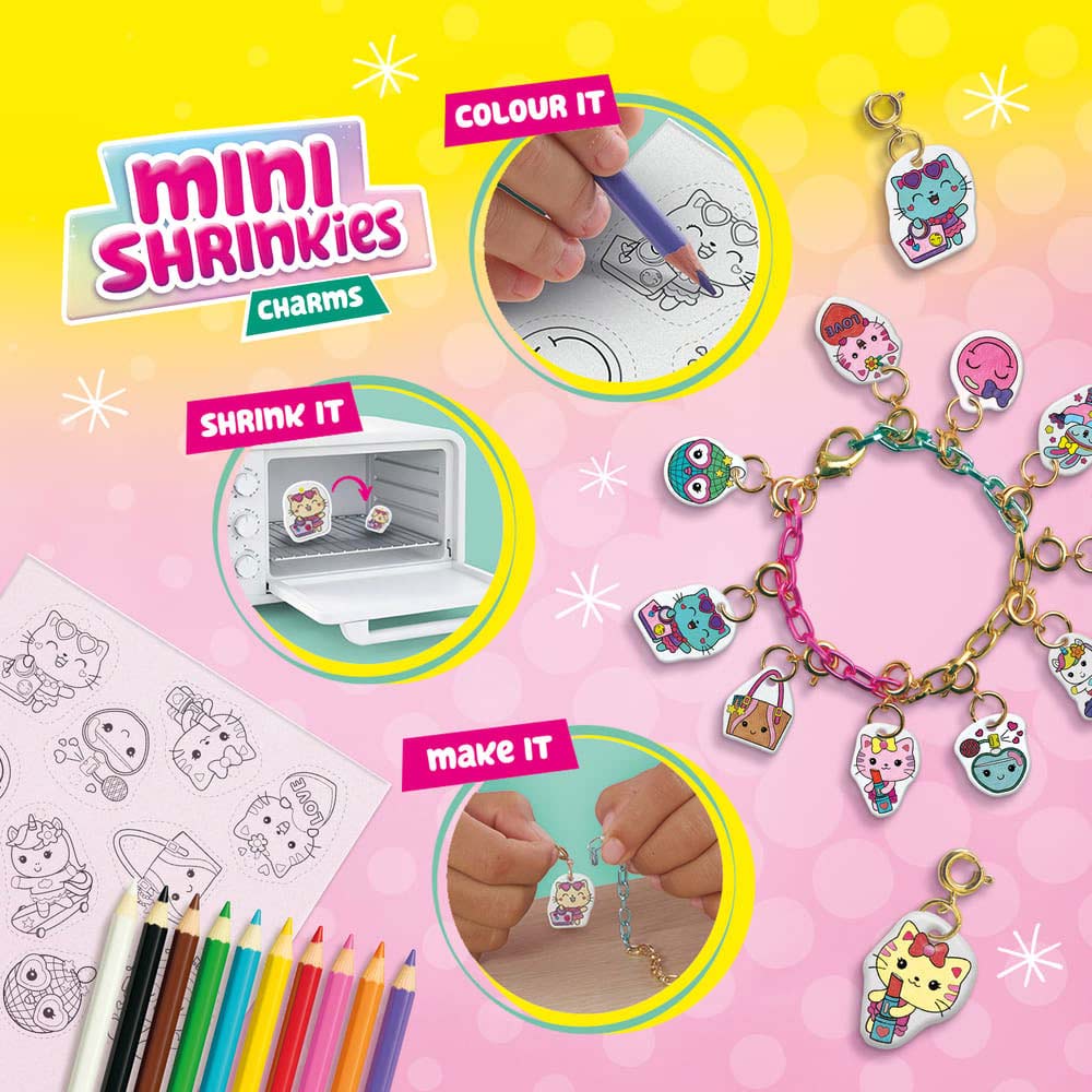 Mini Shrinkies - Charms Fashion Party Ses Creative Hobby 14175 ( Imagem 3 de 4 ) - Preview