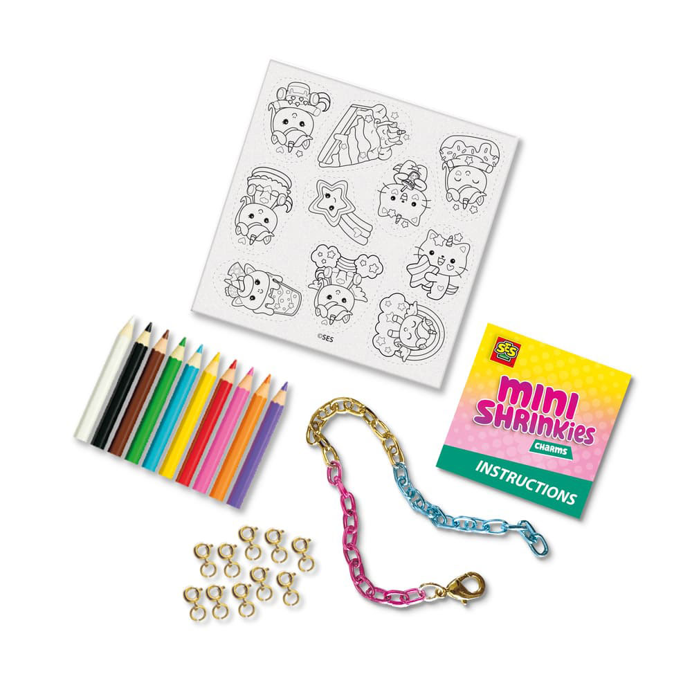 Mini Shrinkies - Charms Unicorn Sweeties Ses Creative Hobby 14172 ( Imagem 2 de 4 ) - Preview