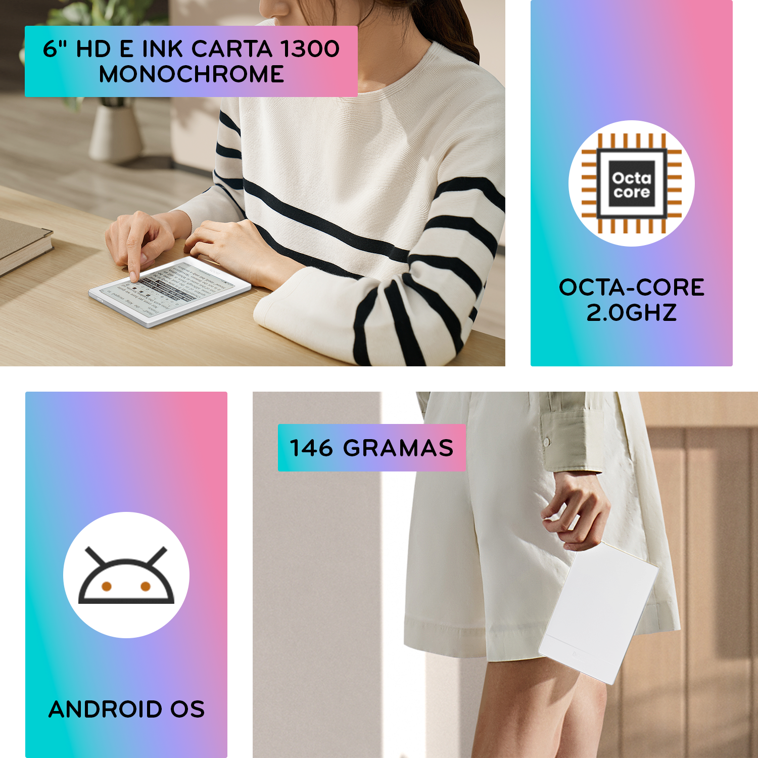 BOOX GO 6 (branco) ( Imagem 5 de 5 ) - Preview