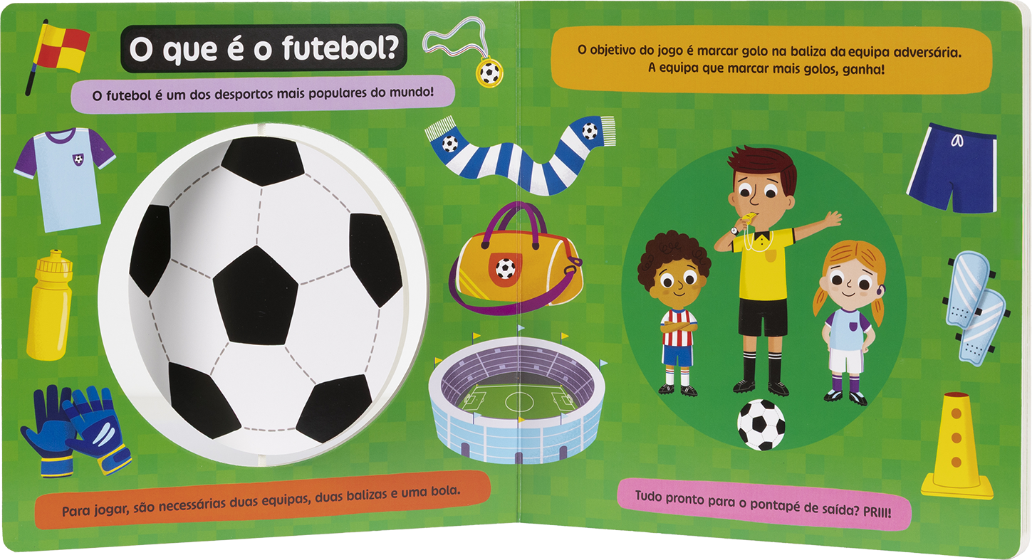 O meu primeiro livro de futebol ( Imagem 2 de 2 ) - Preview
