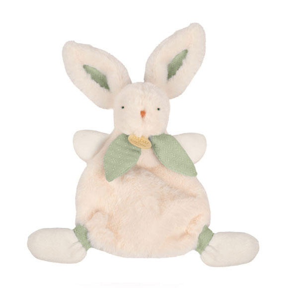Doudou Coelho Branco Com Laço Verde 25Cm Doudou Et Compagnie Lapin Bonbon Dc4666 ( Imagem 2 de 4 ) - Preview