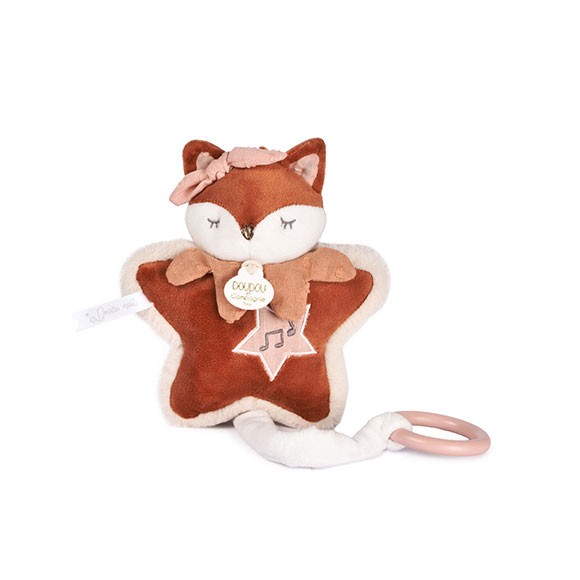 Doudou Com Caixa Musica Raposa Mina 16Cm Doudou Et Compagnie Mina Et Timo Dc4689 ( Imagem 2 de 4 ) - Preview