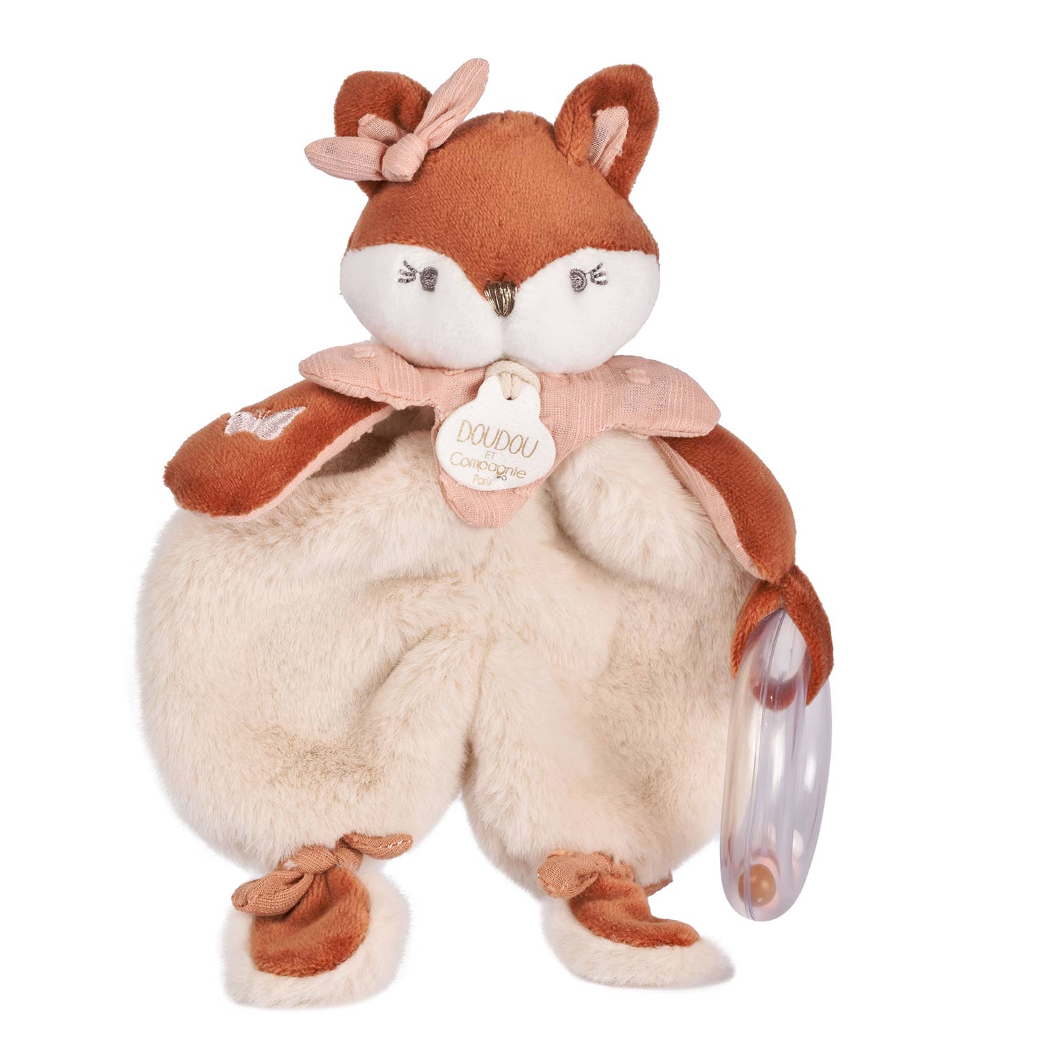 Doudou Com Chocalho Raposa Mina 18Cm Doudou Et Compagnie Mina Et Timo Dc4687 ( Imagem 2 de 4 ) - Preview