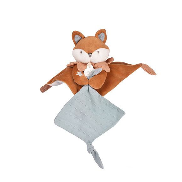 Doudou Porta-Chupeta Raposa Timo 20Cm Doudou Et Compagnie Mina Et Timo Dc4692 ( Imagem 2 de 4 ) - Preview