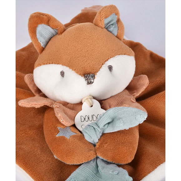 Doudou Porta-Chupeta Raposa Timo 20Cm Doudou Et Compagnie Mina Et Timo Dc4692 ( Imagem 3 de 4 ) - Preview