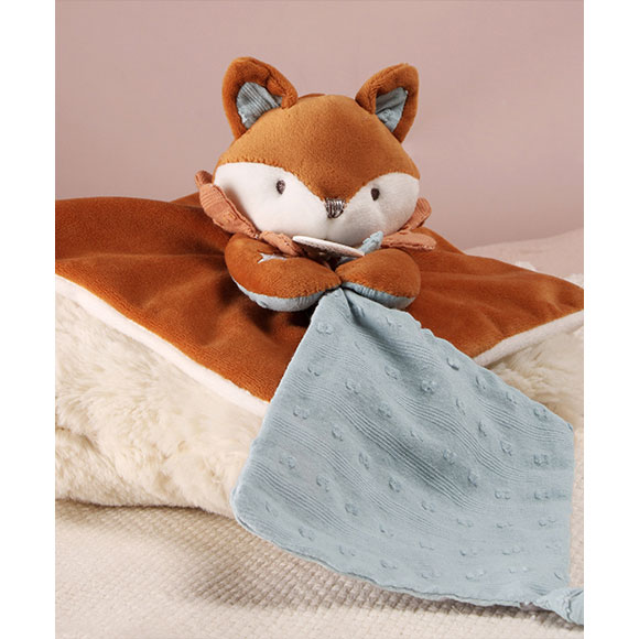 Doudou Porta-Chupeta Raposa Timo 20Cm Doudou Et Compagnie Mina Et Timo Dc4692 ( Imagem 4 de 4 ) - Preview