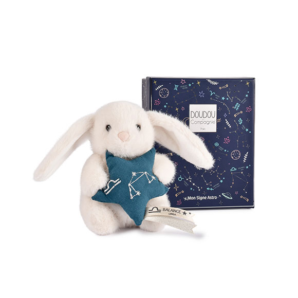 Peluche Coelho Branco 12Cm Doudou Et Compagnie Doudou Astro Balança Dc4657 ( Imagem 4 de 4 ) - Preview