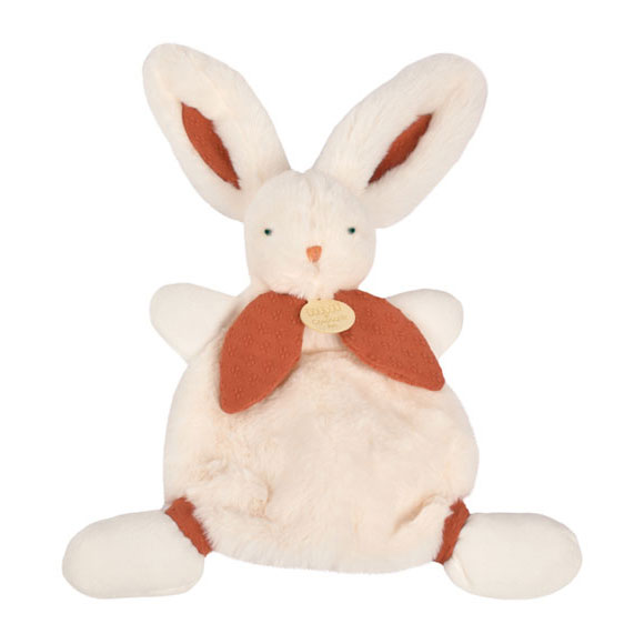 Doudou Coelho Branco Com Laço Terractotta 25Cm Doudou Et Compagnie Lapin Bonbon Dc4667 ( Imagem 2 de 4 ) - Preview