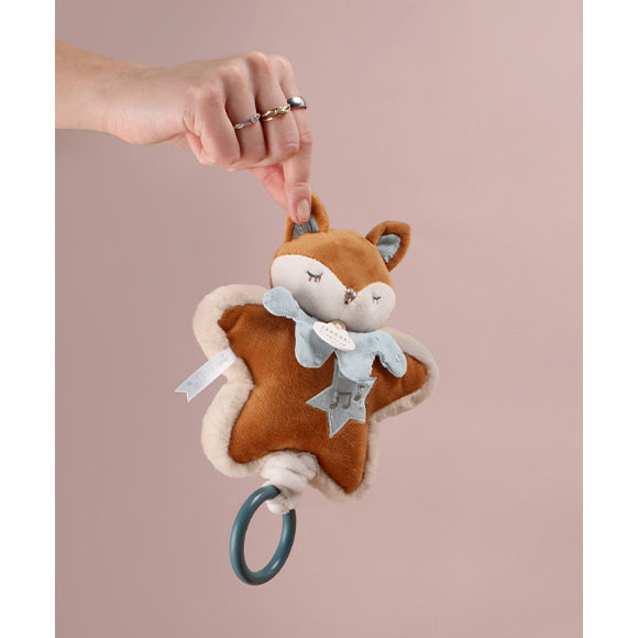 Doudou Com Caixa Musica Raposa Timo 16Cm Doudou Et Compagnie Mina Et Timo Dc4695 ( Imagem 4 de 4 ) - Preview