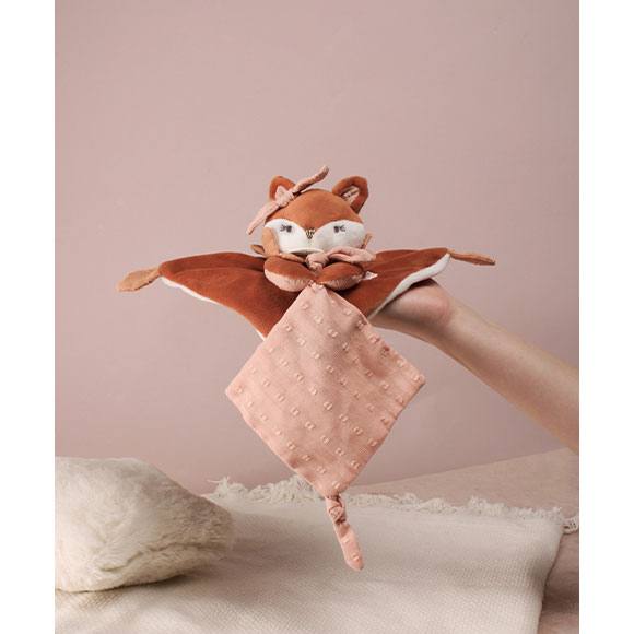 Doudou Porta-Chupeta Raposa Mina 20Cm Doudou Et Compagnie Mina Et Timo Dc4686 ( Imagem 3 de 4 ) - Preview