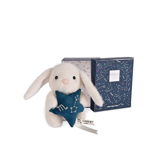 Peluche Coelho Branco 12Cm Doudou Et Compagnie Doudou Astro Escorpiao Dc4658 ( Imagem 3 de 4 ) - Preview