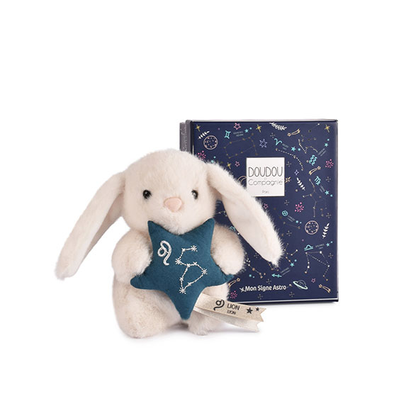 Peluche Coelho Branco 12Cm Doudou Et Compagnie Doudou Astro Leao Dc4655 ( Imagem 4 de 4 ) - Preview