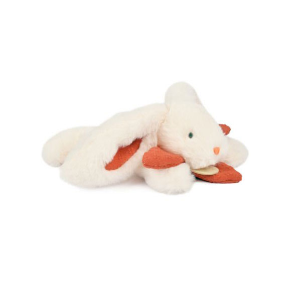 Peluche Coelho Branco Com Laço Terracotta 20Cm Doudou Et Compagnie Lapin Bonbon Dc4664 ( Imagem 2 de 4 ) - Preview