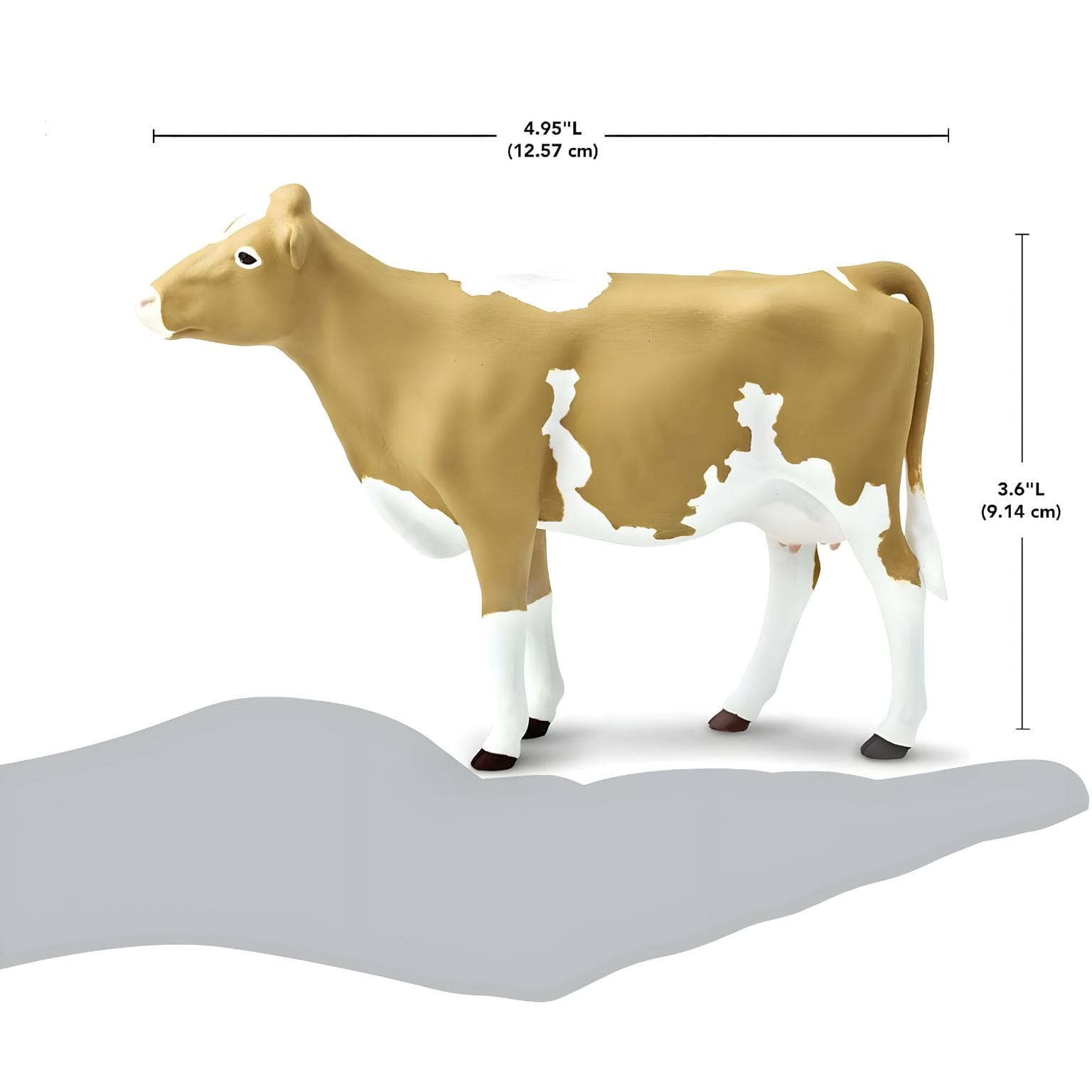 Figura de borracha - Vaca Guernsey ( Imagem 4 de 4 ) - Preview