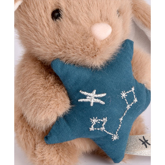 Peluche Coelho Castanho 12Cm Doudou Et Compagnie Doudou Astro Peixes Dc4662 ( Imagem 2 de 4 ) - Preview