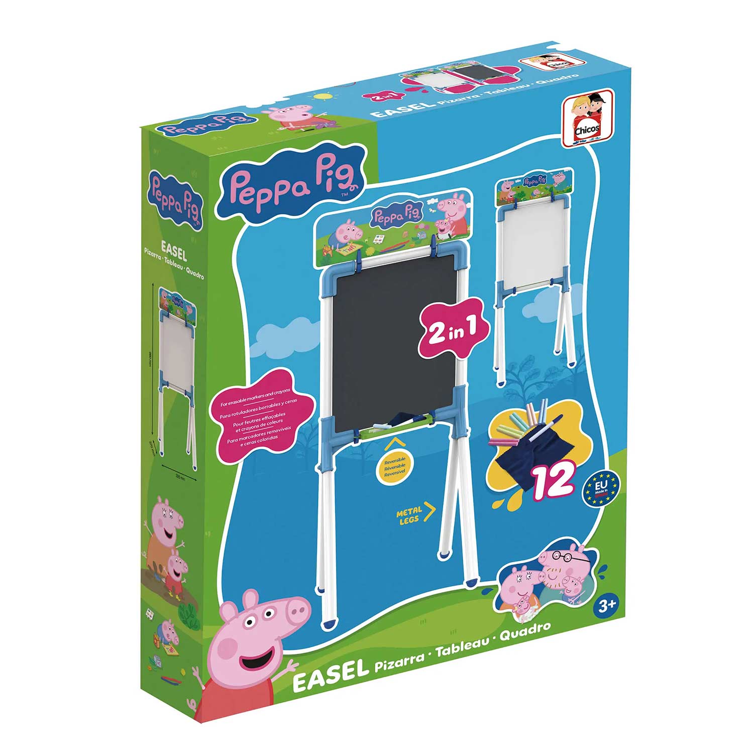 Quadro Duplo Magnético/Ardósia Peppa Pig 53035 ( Imagem 4 de 4 ) - Preview