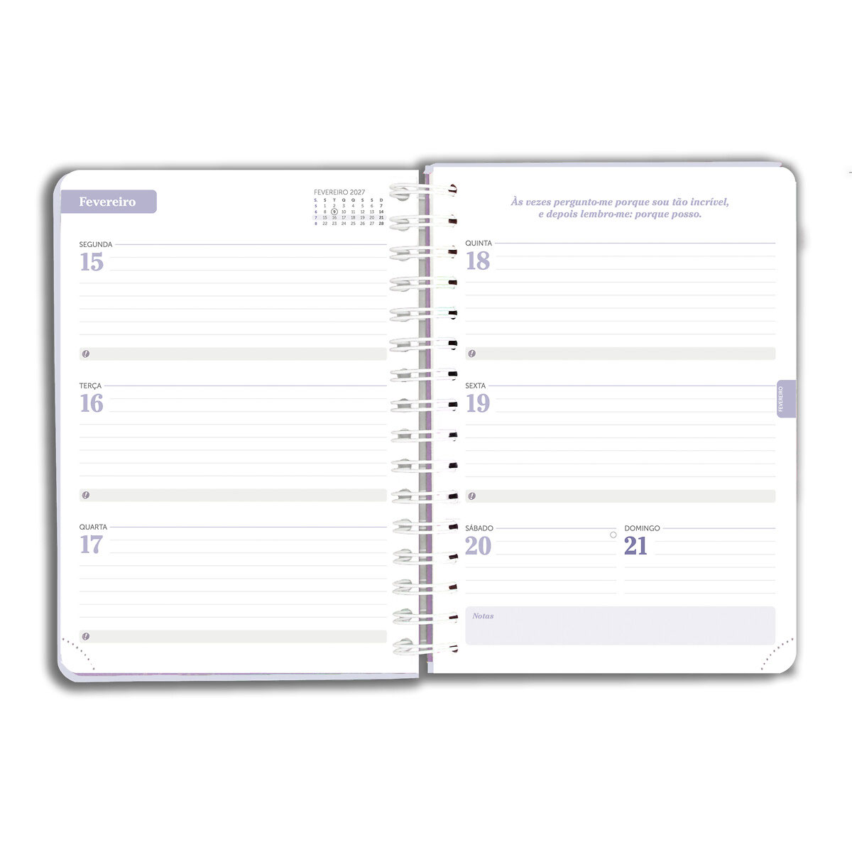 Agenda Escolar Semanal A5 2026/27 12 Meses Espiral Oxford & Me Cute Sortido 400208138 ( Imagem 2 de 4 ) - Preview