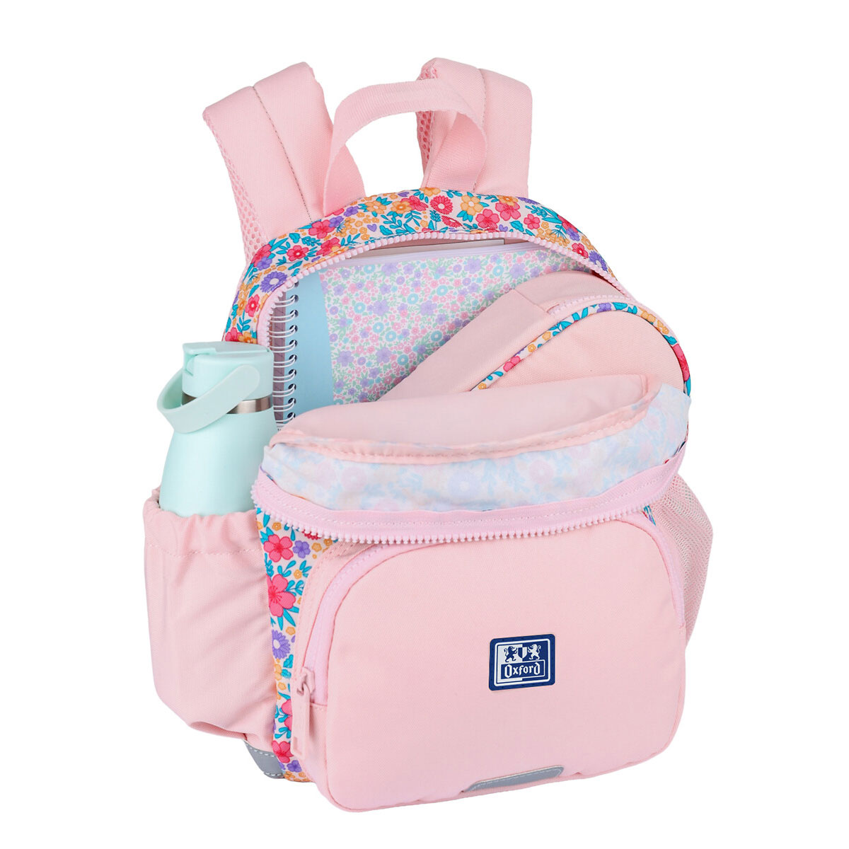 Mochila Oxford Kids Floral 31X23X3,6Cm 400203571 ( Imagem 4 de 4 ) - Preview