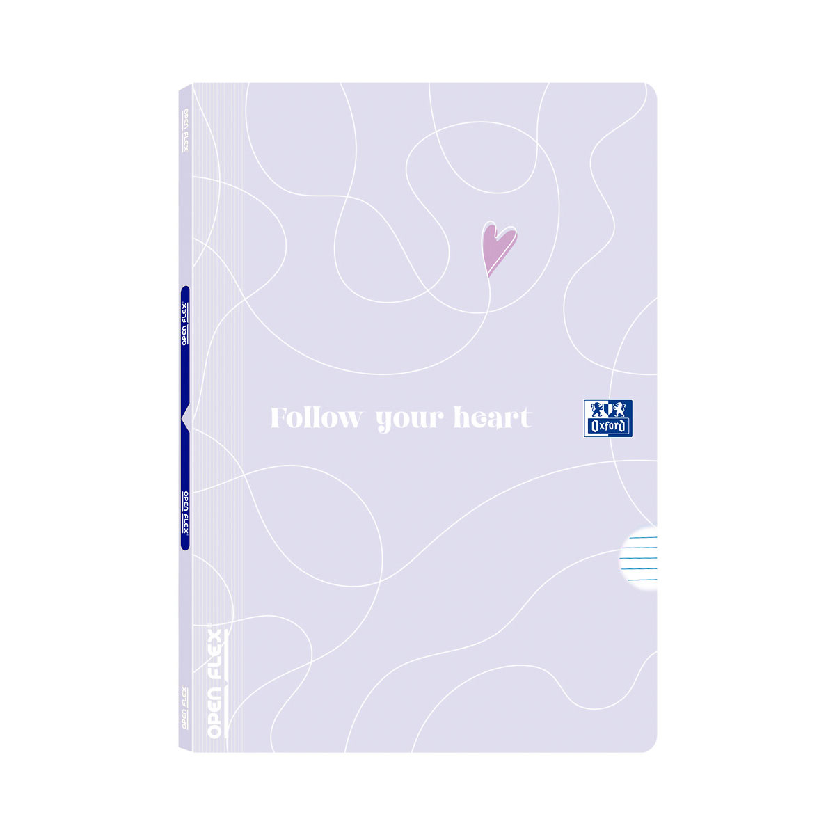 Caderno A4 Capa Plastica Agrafado Oxford & Me Openflex Cute Pautado 48Fl 90G Sortido 400210238 ( Imagem 3 de 4 ) - Preview