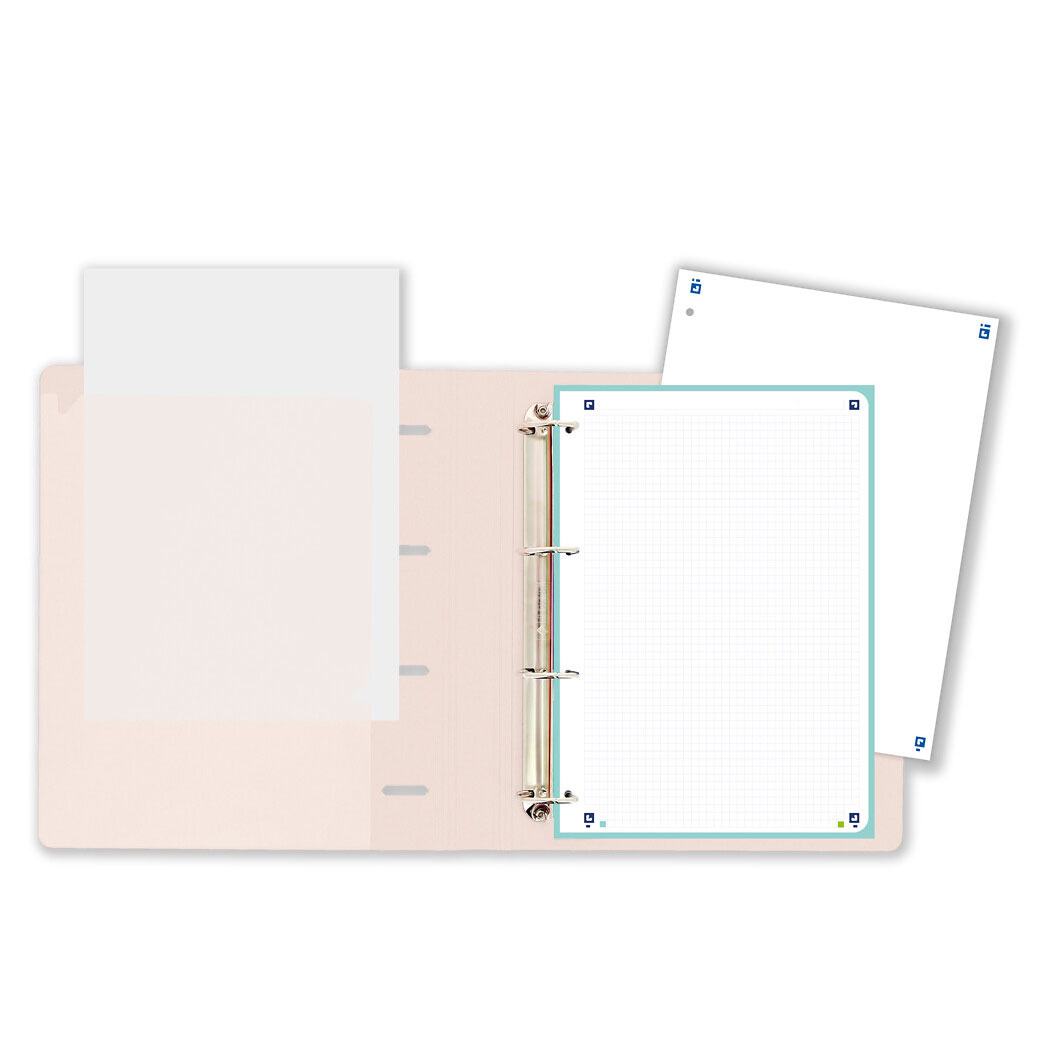 Pasta com recarga oxford europeanbinder live&go polyfoam 4 aneis 35 mm quadricula 5 mm din a4+ cores pastel ( Imagem 2 de 2 ) - Preview