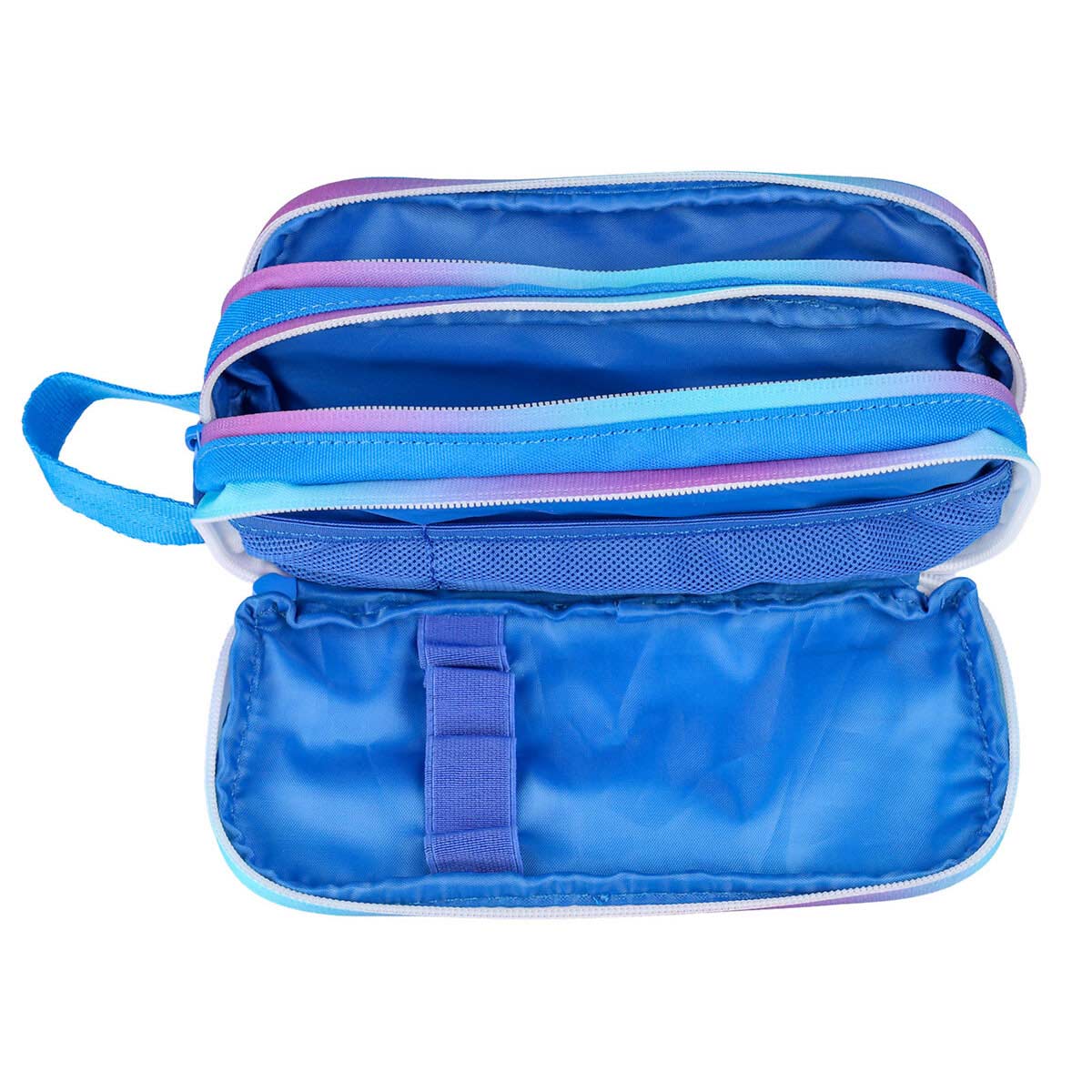 Estojo Triplo Oxford Gradient Mystic Blue 400204322 ( Imagem 4 de 4 ) - Preview