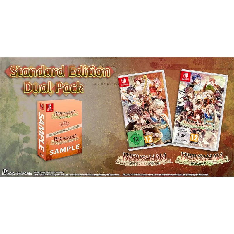 Birushana: Rising Flower of Genpei & Winds of Fate - Dual Pack Nintendo Switch ( Imagem 2 de 2 ) - Preview
