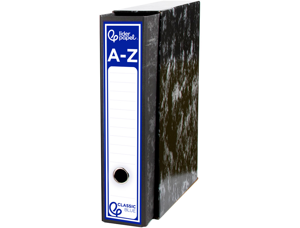 Caixa para pasta de arquivo gaspeada preta liderpapel din a4 ( Imagem 4 de 7 ) - Preview