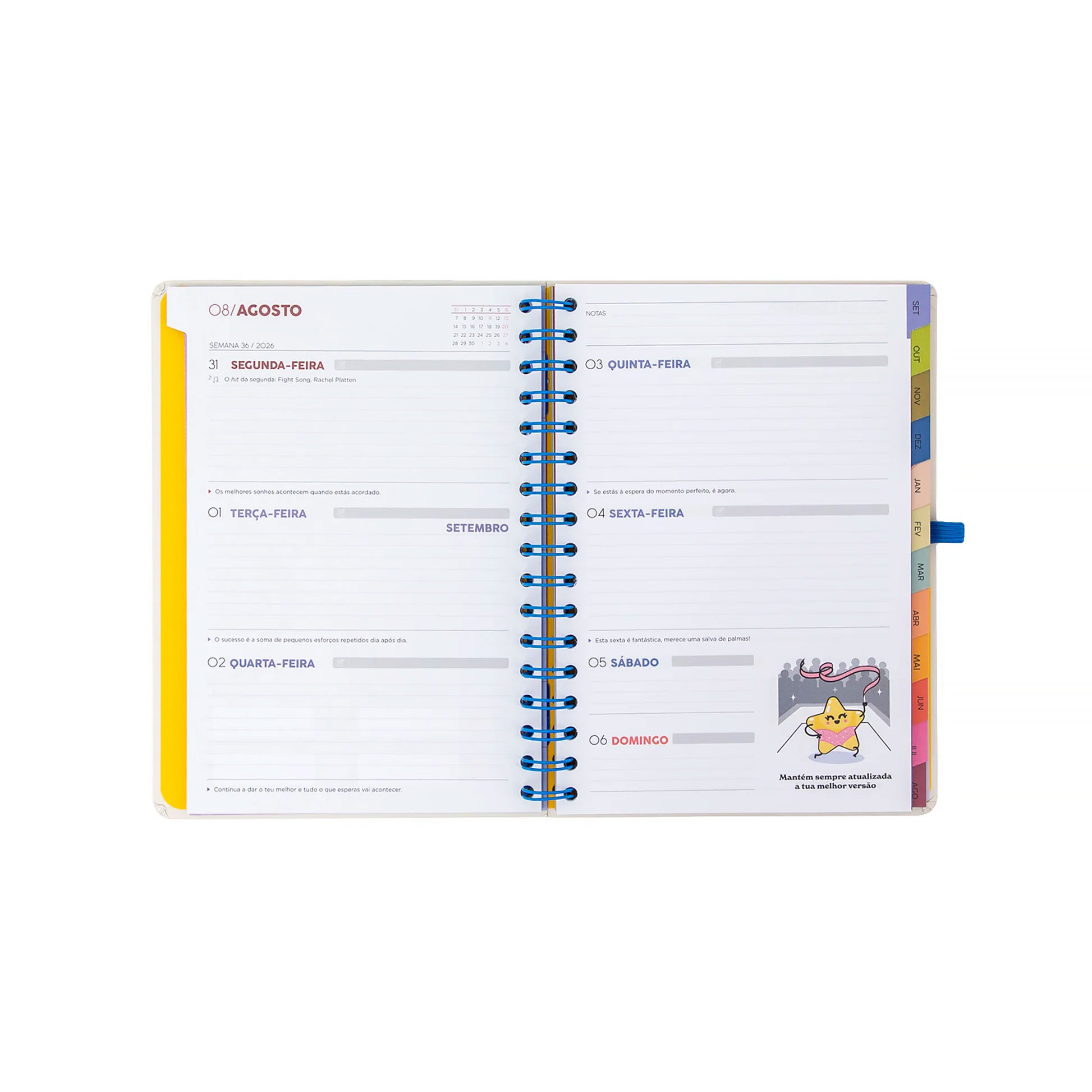 Agenda Mr. Wonderful 2026-27 Semanal - Ready ( Imagem 2 de 4 ) - Preview