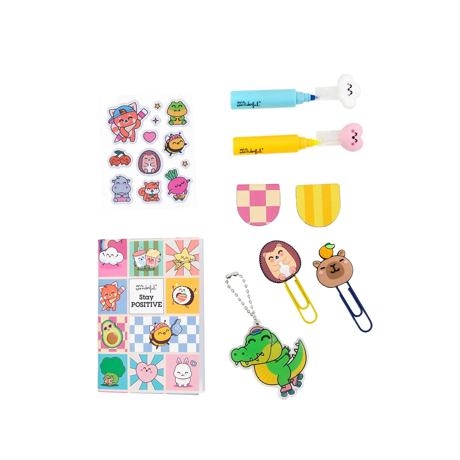 Kit to decorate your diary - Stay positive ( Imagem 2 de 4 ) - Preview
