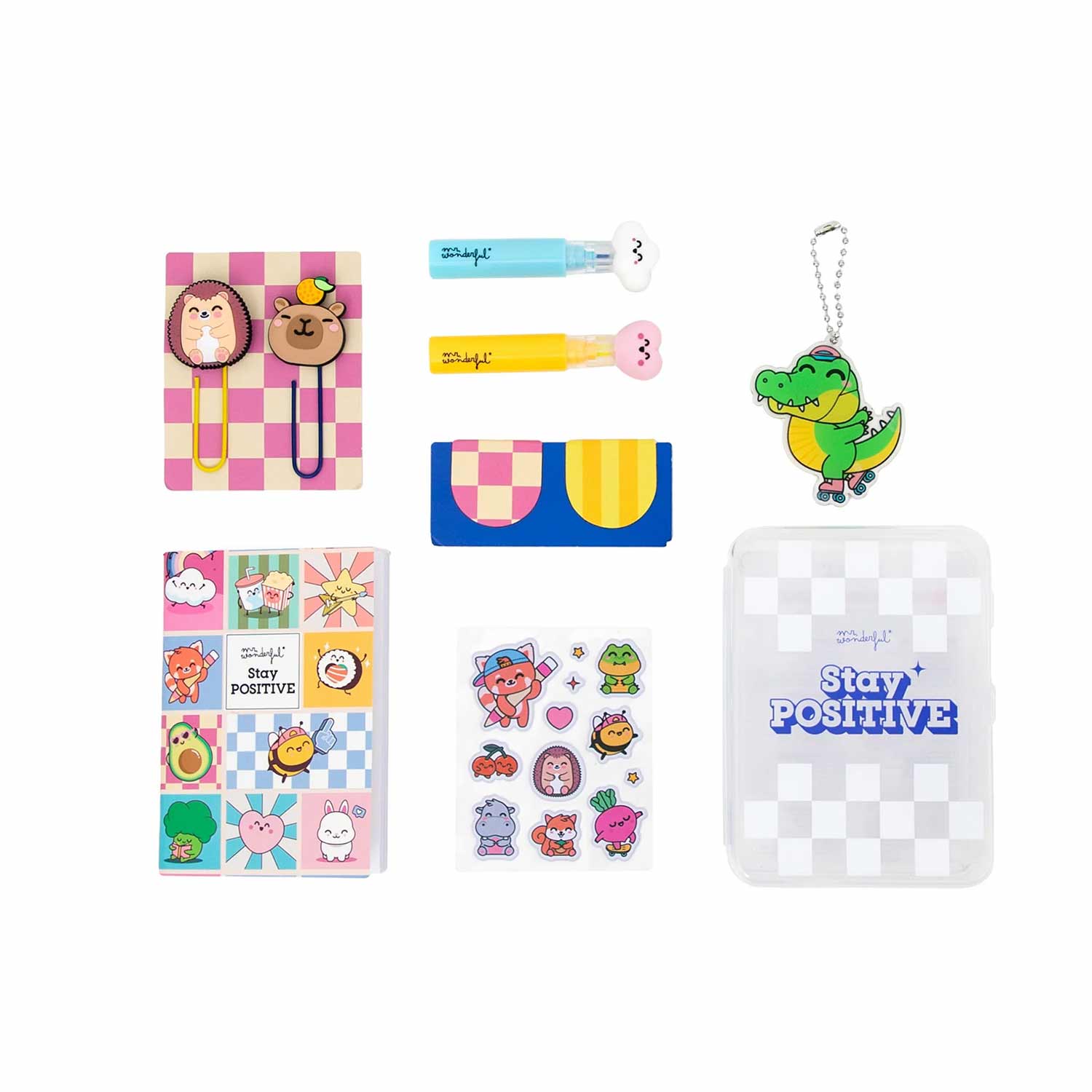 Kit to decorate your diary - Stay positive ( Imagem 4 de 4 ) - Preview