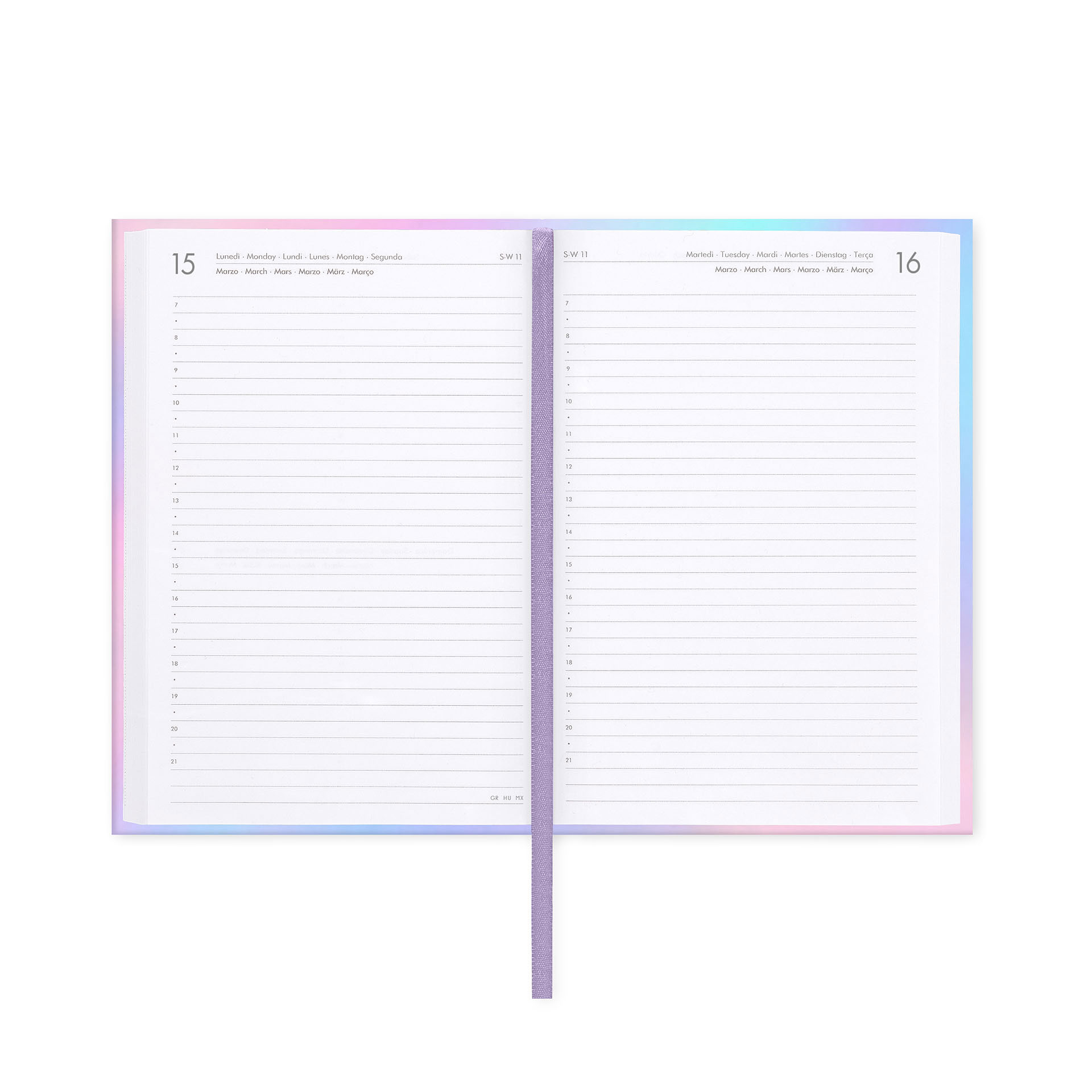 Agenda Escolar Diária 120X180Mm 2026/27 16 Meses Legami Fairy Tale Com Elastico Ag2716041 ( Imagem 3 de 4 ) - Preview