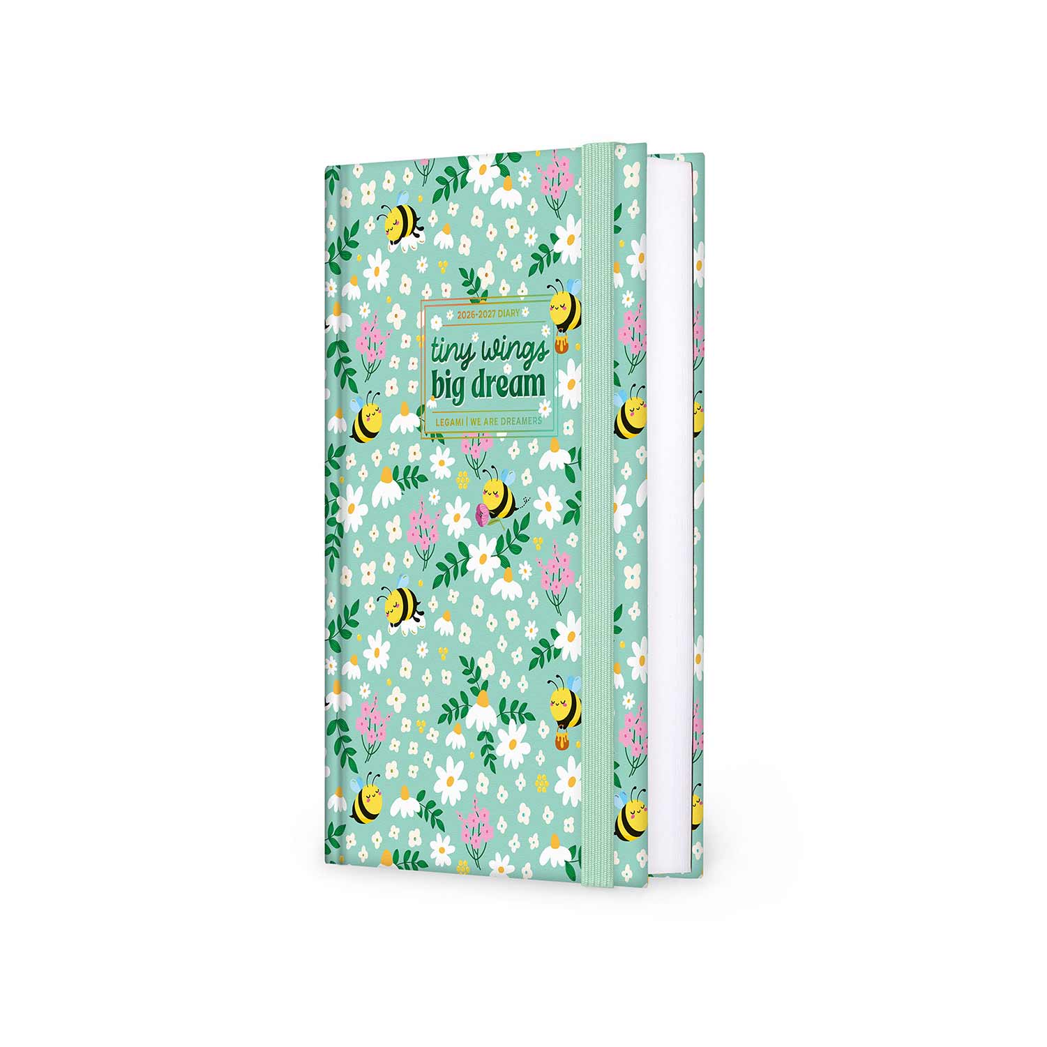 Agenda Escolar Diária 120X180Mm 2026/27 16 Meses Legami Bee Com Elastico Ag2716044 ( Imagem 2 de 4 ) - Preview