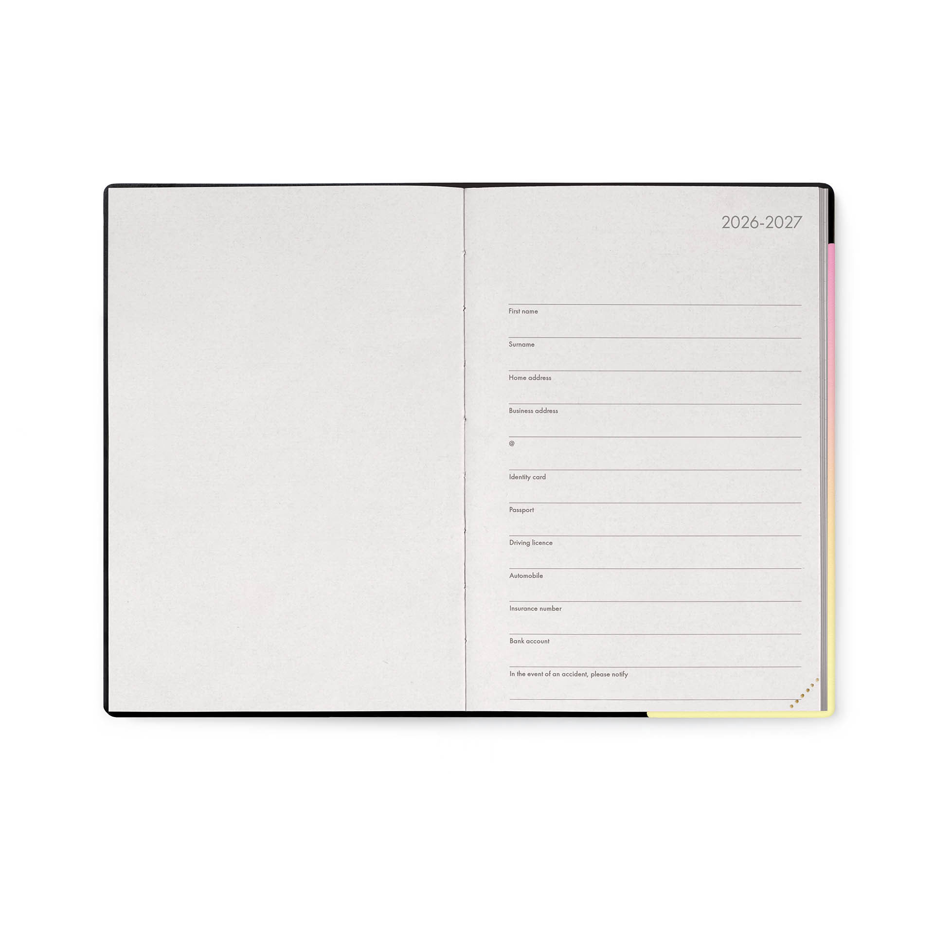 Agenda Escolar Semanal 120X180Mm 2026/27 16 Meses Legami Sunrise Lover Com Elastico Ag2716028 ( Imagem 4 de 4 ) - Preview