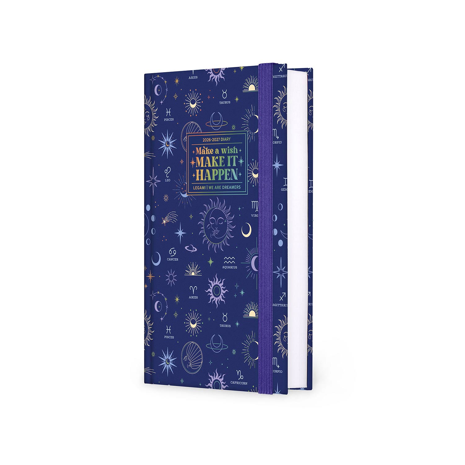 Agenda Escolar Diária 120X180Mm 2026/27 16 Meses Legami Celestial Com Elastico Ag2716043 ( Imagem 2 de 4 ) - Preview