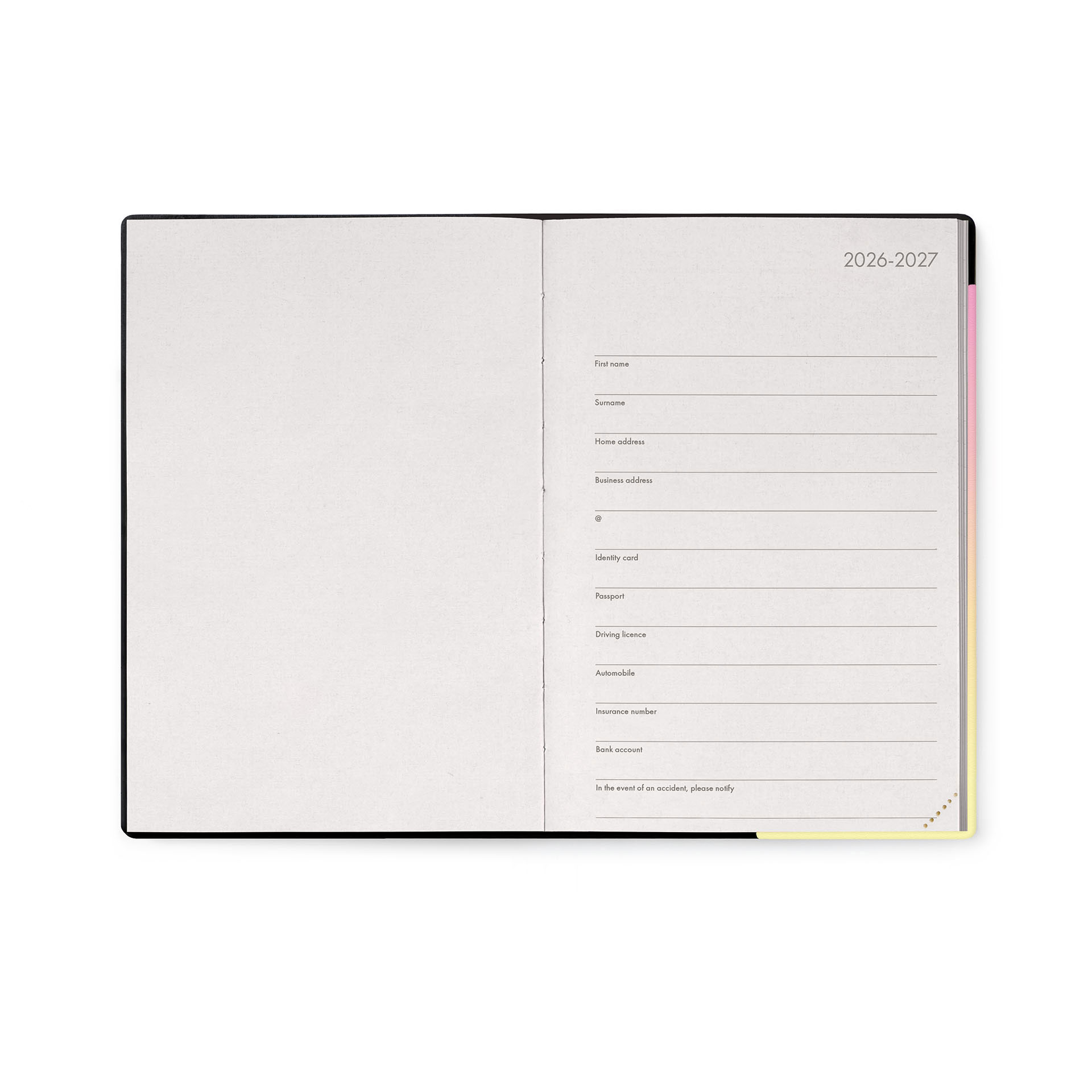 Agenda Escolar Diária 120X180Mm 2026/27 16 Meses Legami Sunrise Lover Com Elastico Ag2716020 ( Imagem 4 de 4 ) - Preview