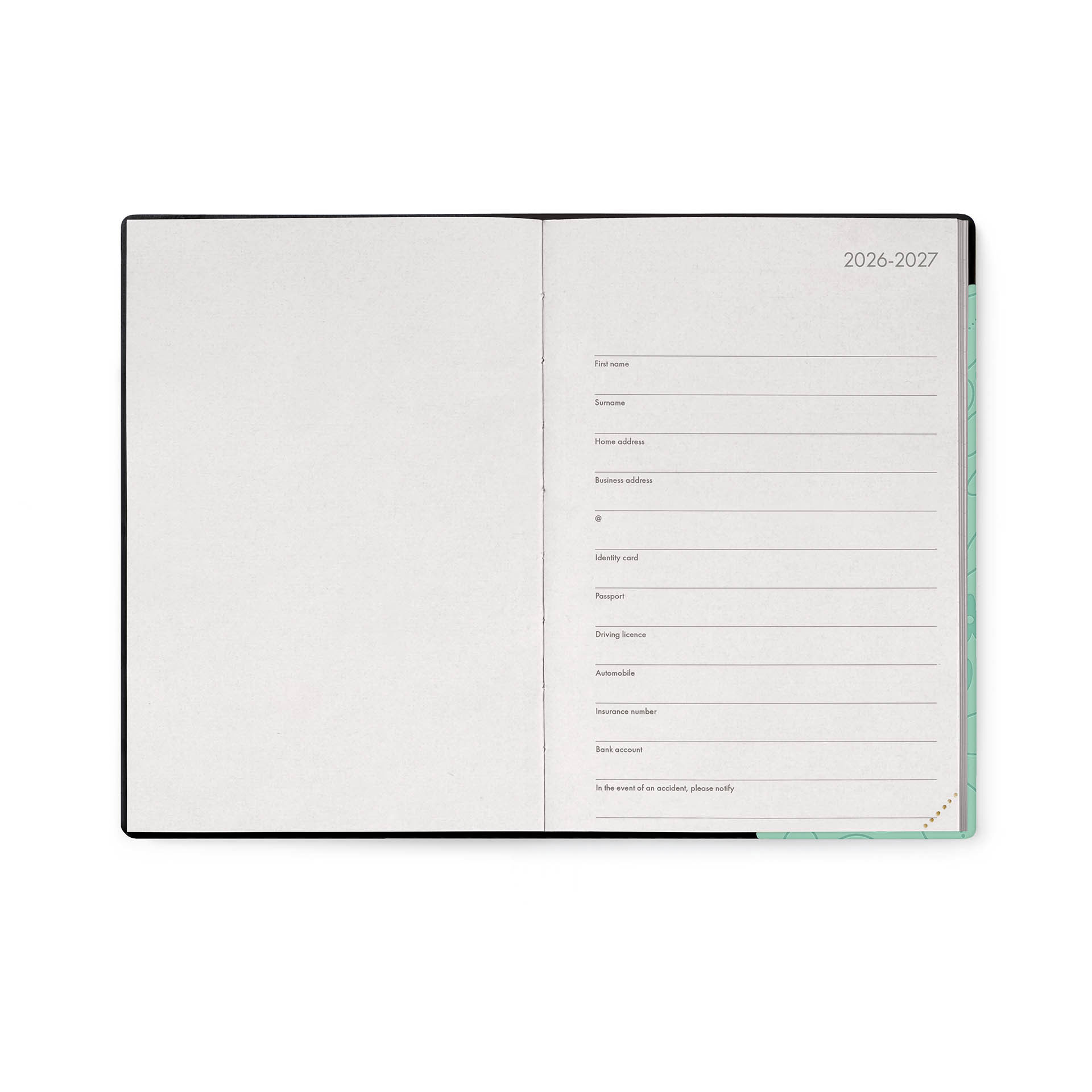 Agenda Escolar Semanal 120X180Mm 2026/27 16 Meses Legami Botanic Garden Com Elastico Ag2716030 ( Imagem 4 de 4 ) - Preview