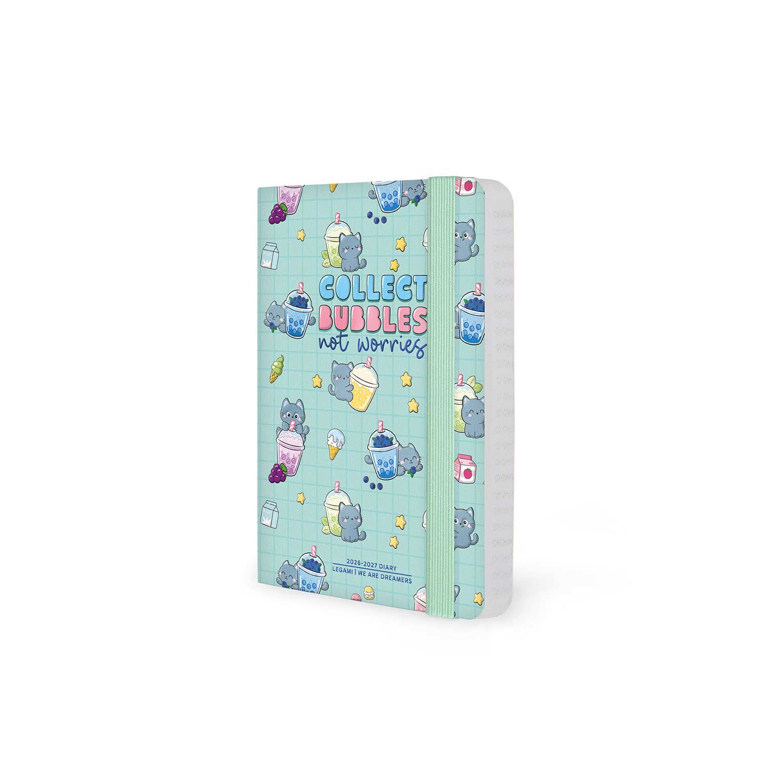 Agenda Escolar Semanal A6 2026/27 16 Meses Legami Kitty Bubble Tea Com Elastico Ag2716054 ( Imagem 2 de 4 ) - Preview